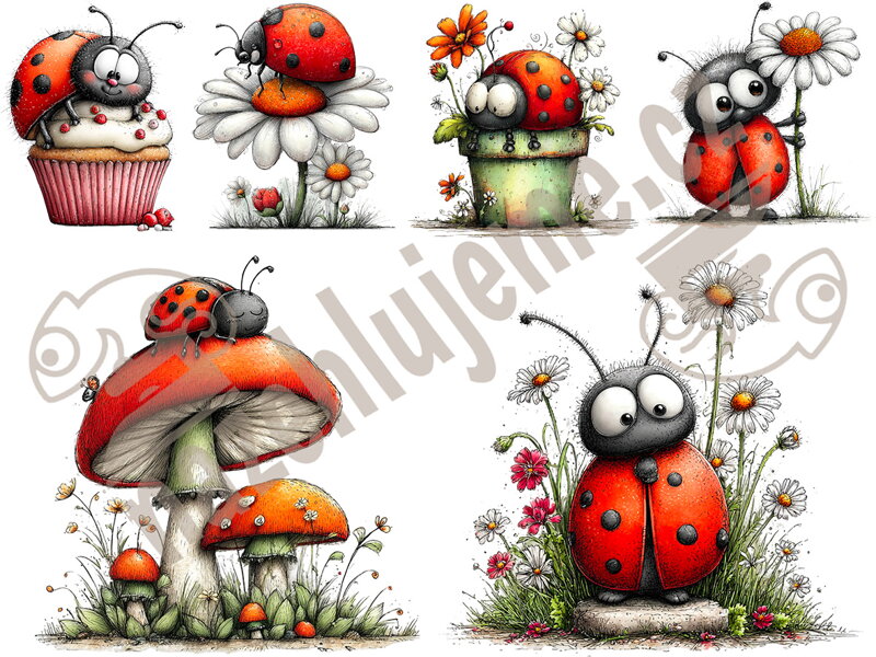 Nažehlovací arch Berušky 2