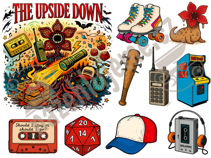 Samolepky arch Obrácený svět 3