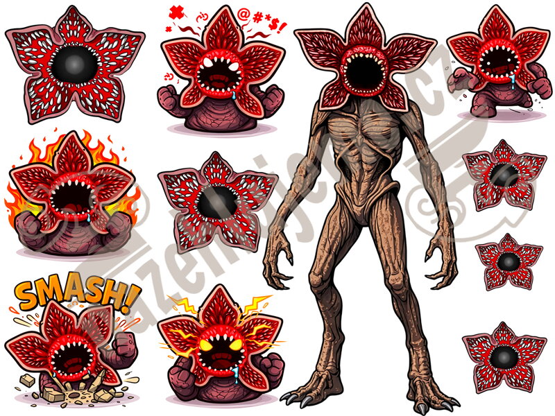 Nažehlovací arch Obrácený svět