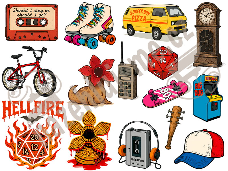 Samolepky arch Obrácený svět 2