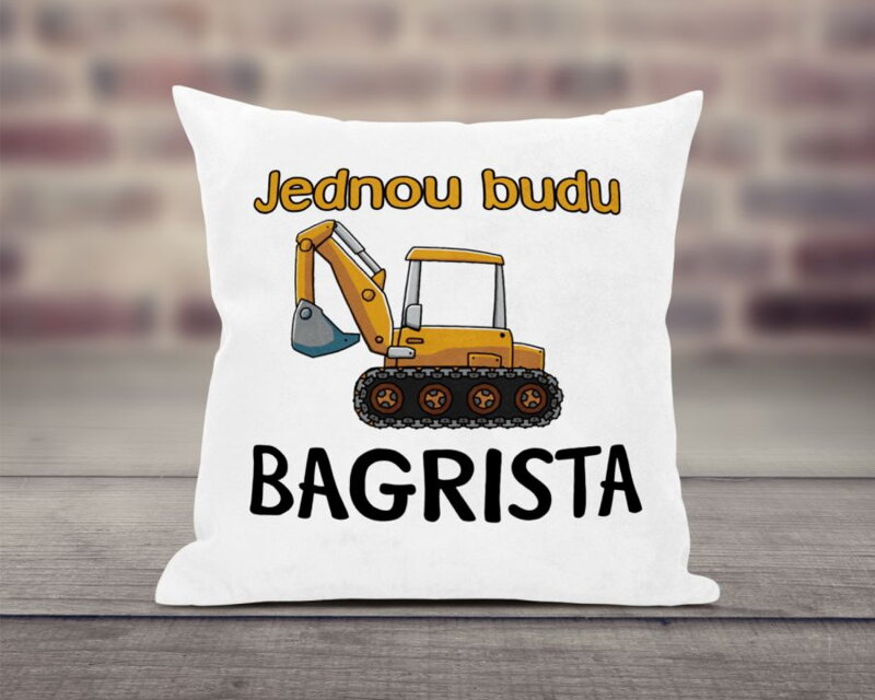 Polštář Budu bagrista