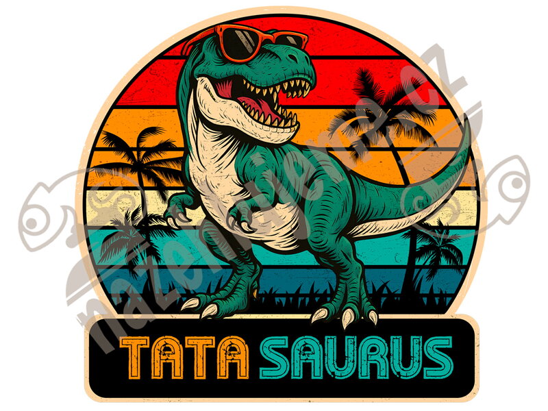 Nažehlovačka Tatasaurus 1