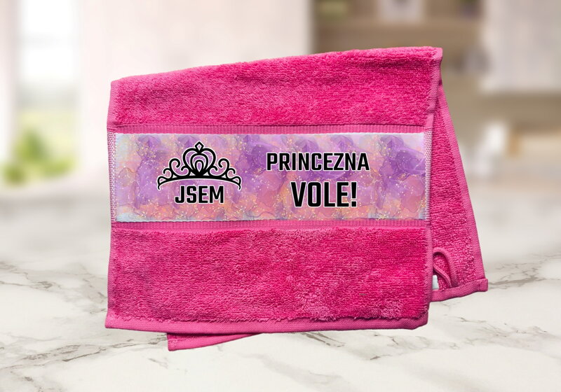 Ručník Jsem princezna Vole Ručník Jsem princezna Vole