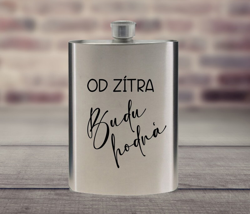 Placatka nerez Od zítra budu hodná Placatka nerez Od zítra budu hodná