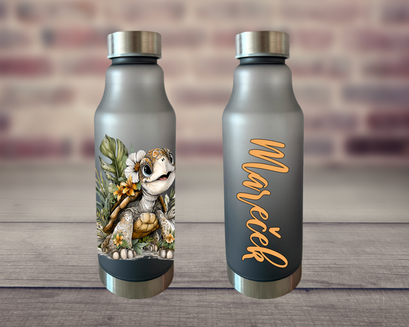 Plastová lahev na vodu Kreslená Želva