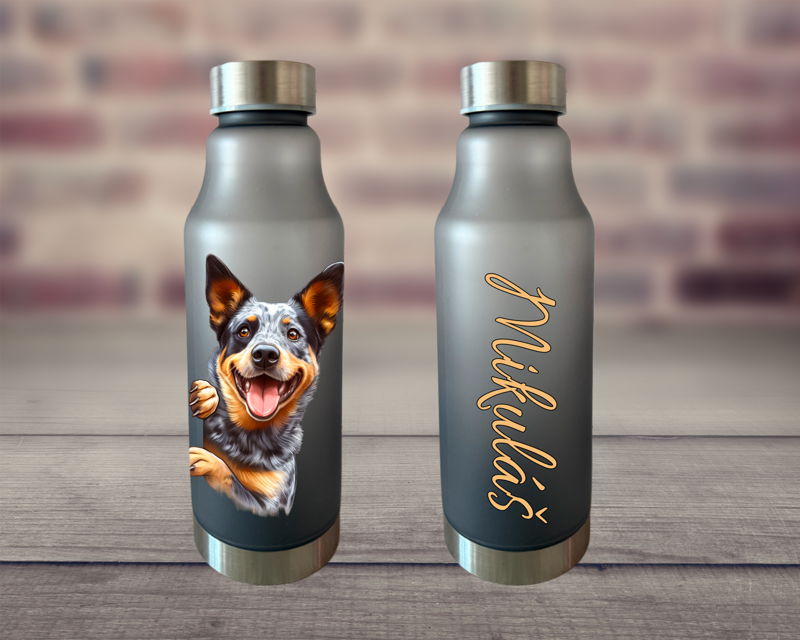 Plastová lahev na vodu Rasy pejsků