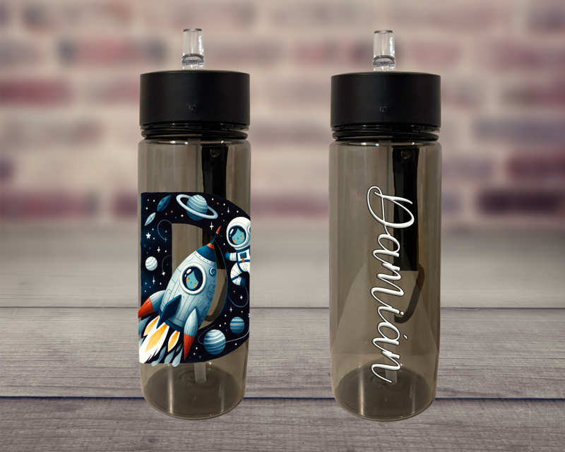 Plastová lahev s pítkem Abeceda Vesmír Plastová lahev s pítkem Abeceda Vesmír