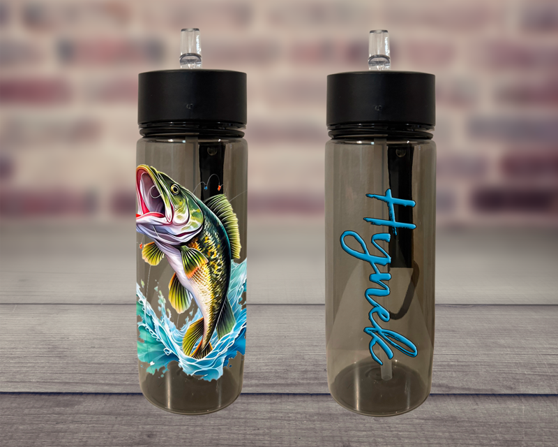 Plastová lahev s pítkem Rybaření Plastová lahev s pítkem Rybaření