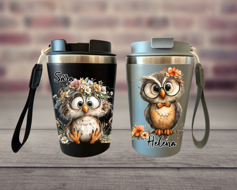 Pohárek na kávu Kreslená Sova Pohárek na kávu Kreslená Sova