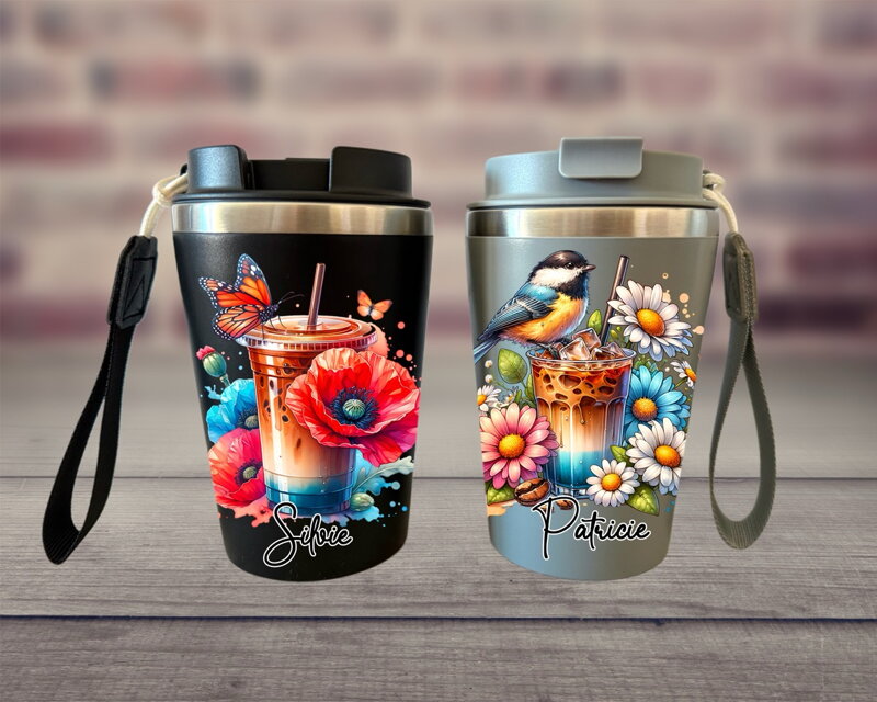 Pohárek na kávu Květinové coffee