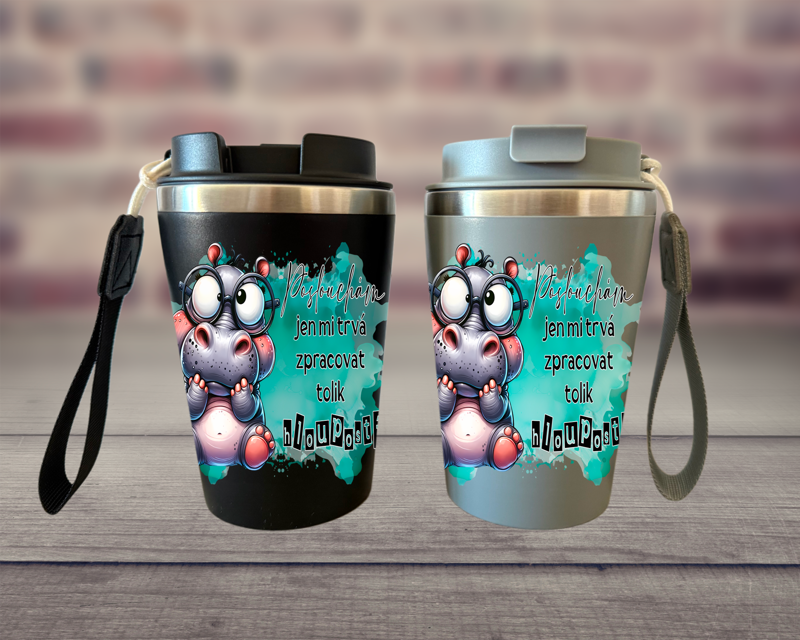 Pohárek na kávu Poslouchám Pohárek na kávu Poslouchám