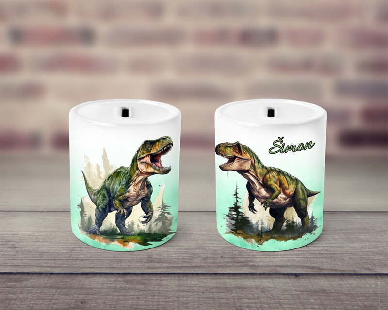 Pokladnička keramická Dinosauři
