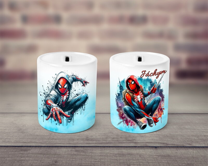 Pokladnička keramická Pavoučí muž