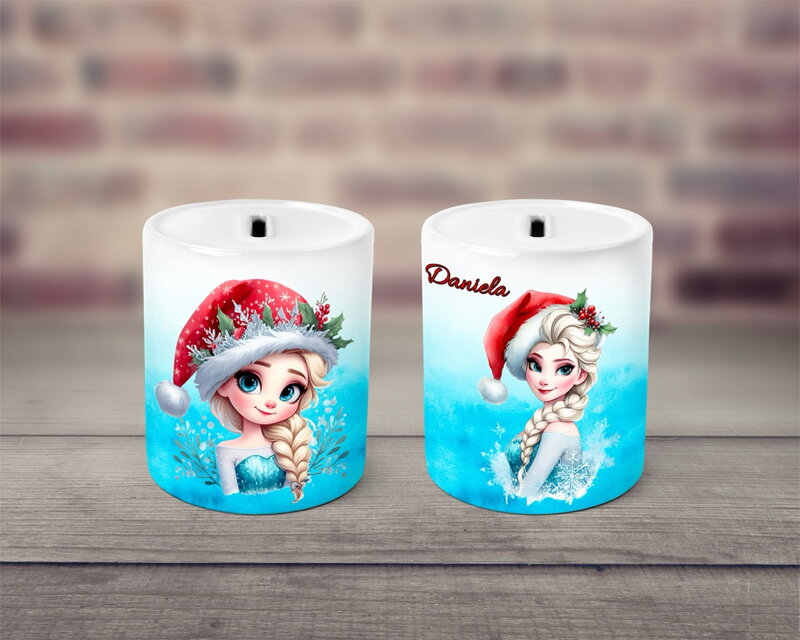 Pokladnička keramická Vánoční Zimní svět