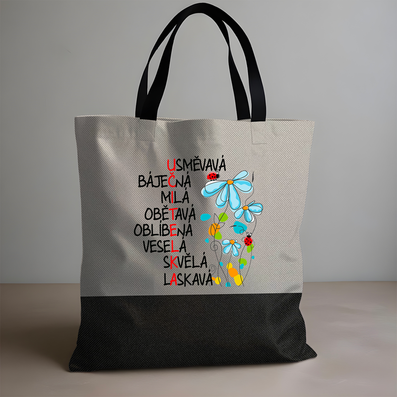 Skládací taška Učitelka kytky