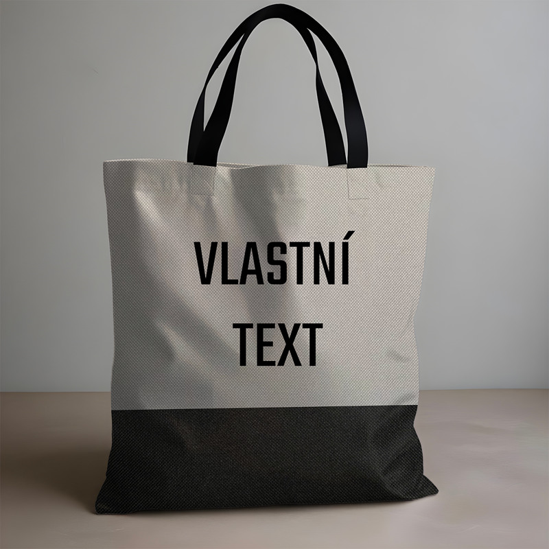 Skládací taška VLASTNÍ TEXT