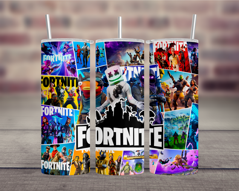 Termoska s brčkem Fortnite