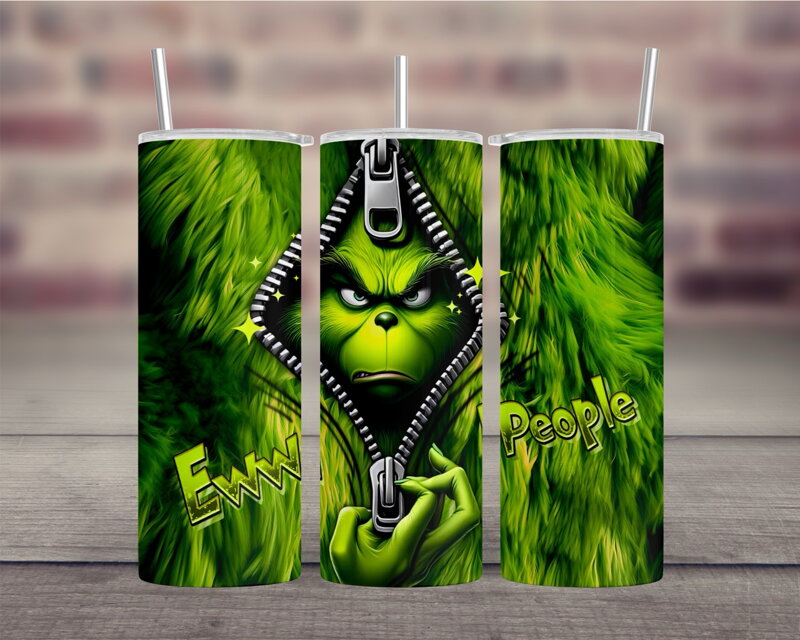 Termoska s brčkem Grinch 2