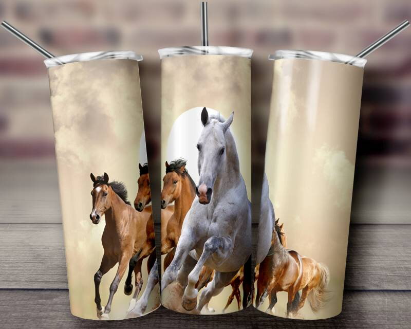Termoska s brčkem 600 ml Kůň 1 Termoska s brčkem 600 ml Kůň 1