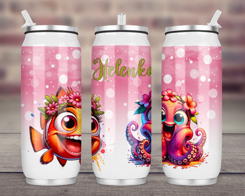 Termoska Coca-Cola celopotisk Bláznivá zvířátka