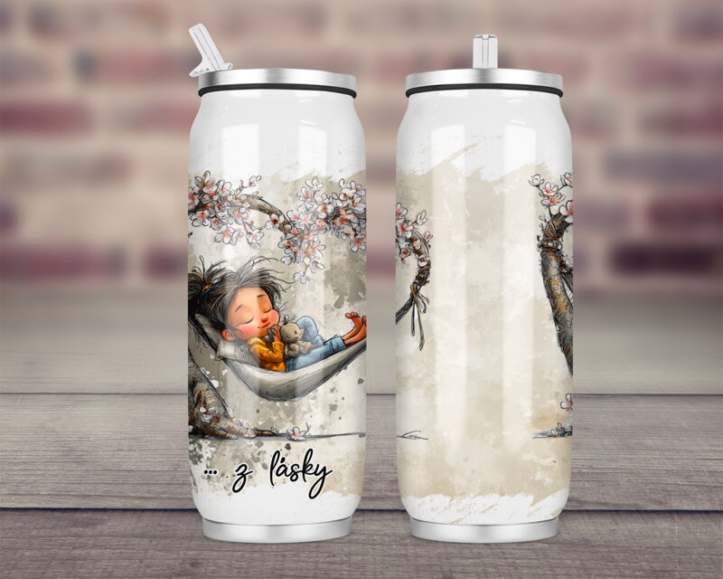 Termoska Coca-Cola celopotisk Love Girl