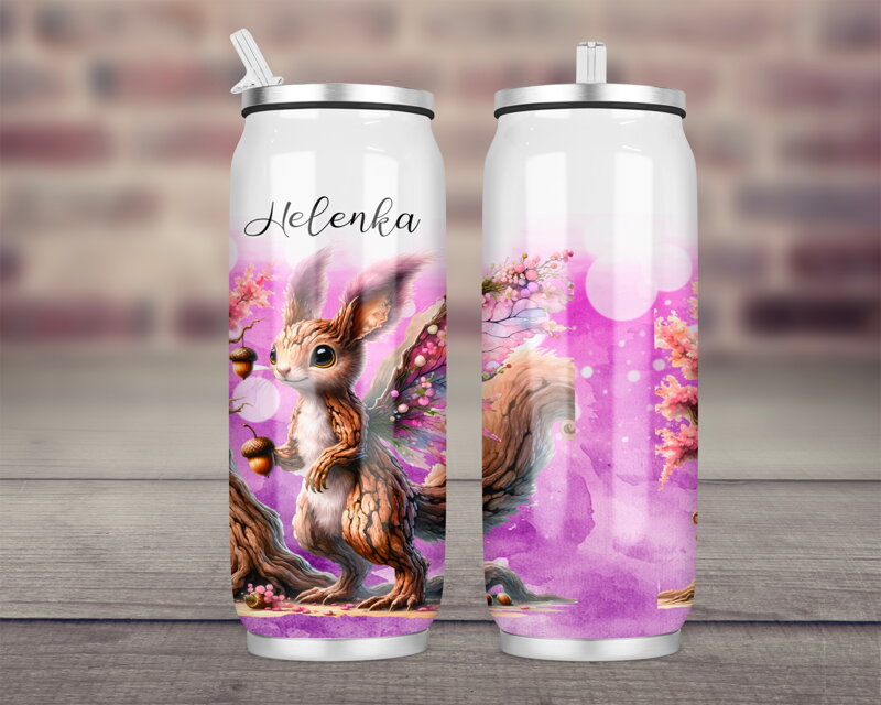 Termoska Coca-Cola celopotisk Květinová Veverka