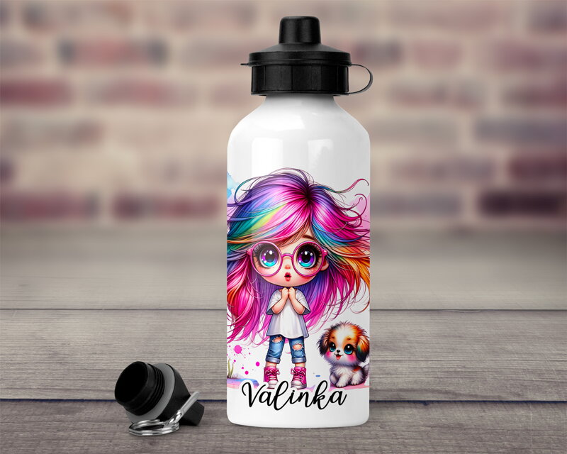 Dětská lahev Duhová dívka