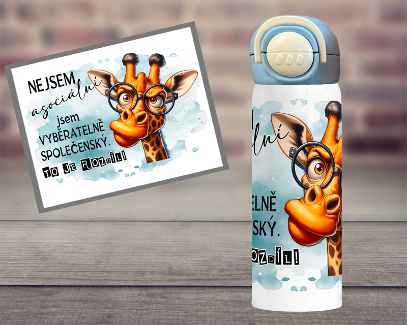 Termoska DUO Asociální - pro něj