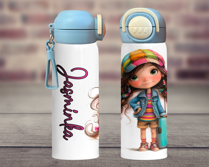 Termoska DUO Cestování holka