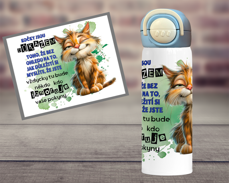 Termoska DUO Kočky důkazem