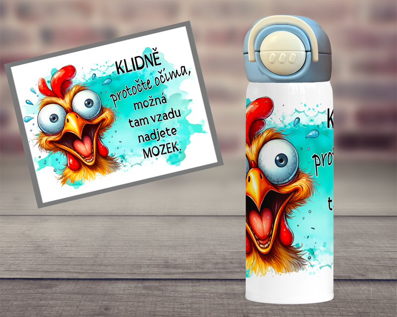 Termoska DUO Protočení očí Termoska DUO Protočení očí