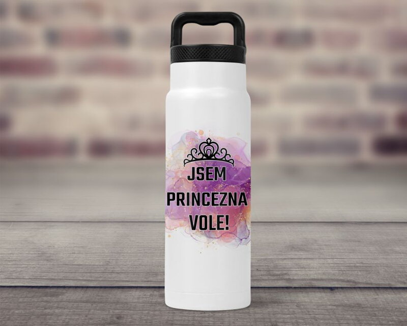Maxi termoska Jsem princezna Vole! Maxi termoska Jsem princezna Vole!