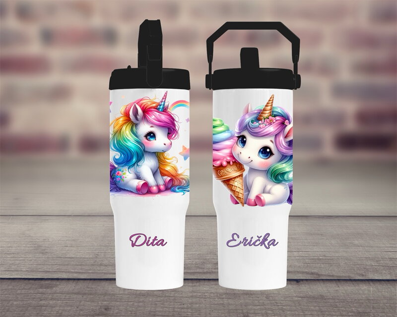 Termoska s pítkem Unicorn