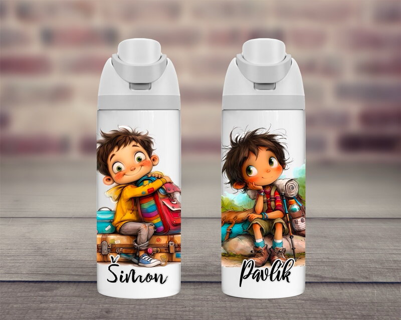 Termoska dvojitá Cestování kluk