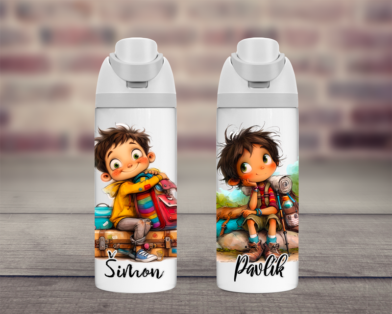 Termoska dvojitá Cestování kluk