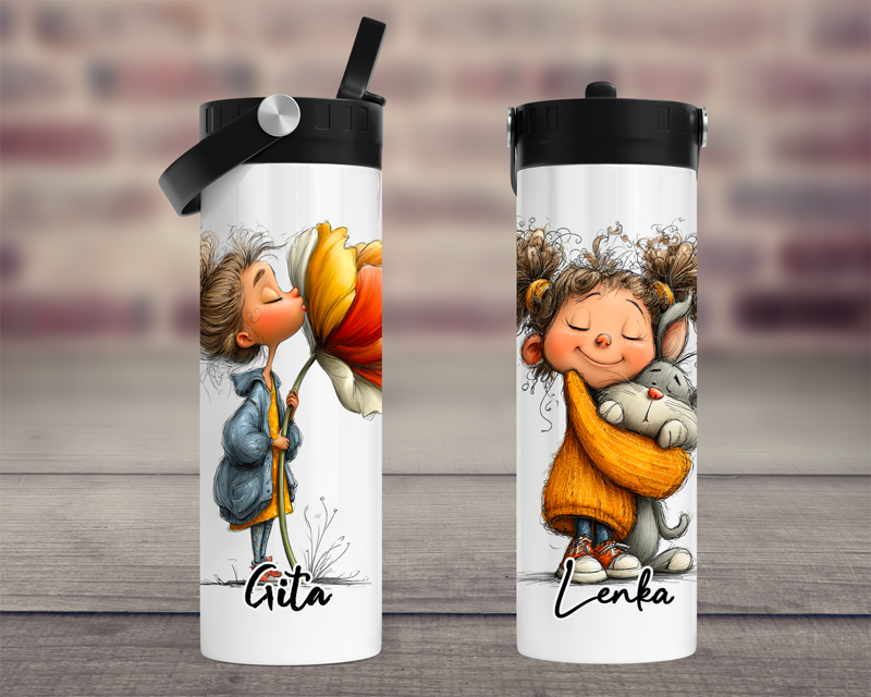 Termoska dvojitá Holčička Róza