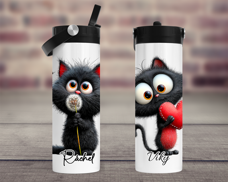 Termoska velká Černý kocourek