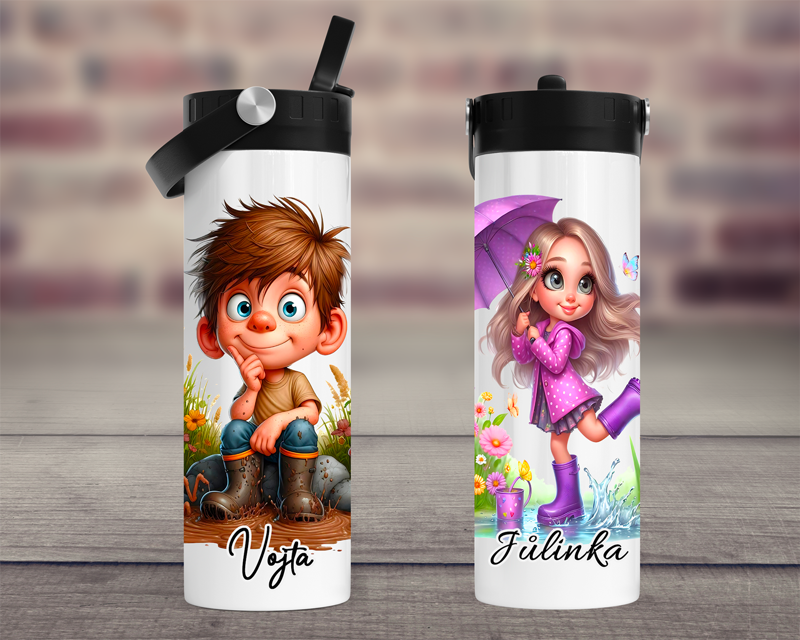 Termoska velká Děti jaro