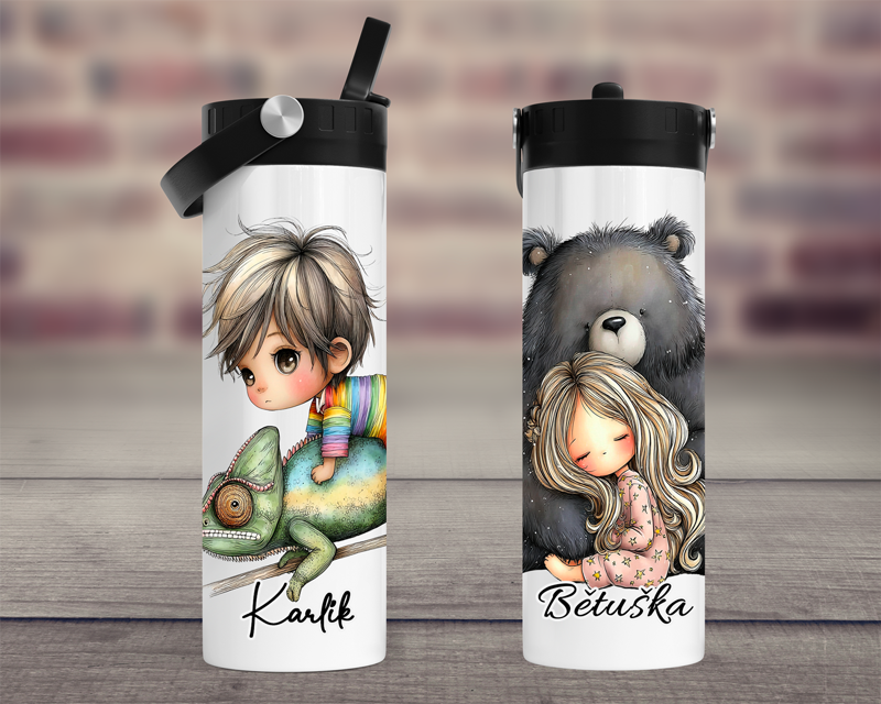 Termoska velká Děti se zvířátky