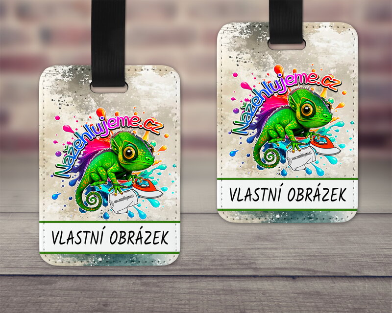 Visačka na zavazadlo VLASTNÍ OBRÁZEK Visačka na zavazadlo VLASTNÍ OBRÁZEK